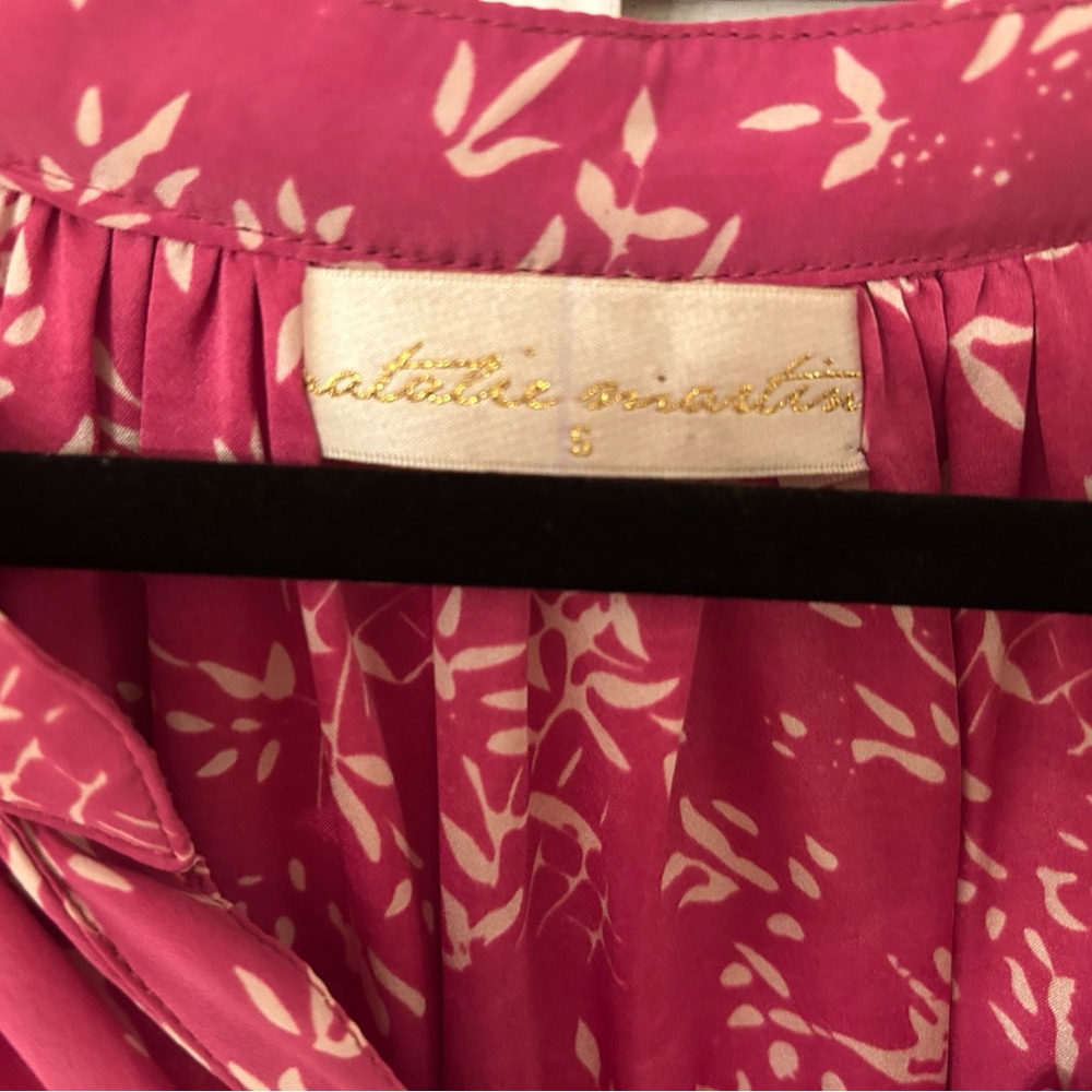 Pink Floral blouse by Natalie Martin
